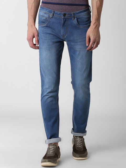 

Peter England Casuals Men Blue Slim Fit Mid-Rise Clean Look Stretchable Jeans