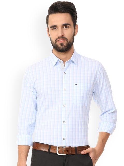 

Peter England Casuals Men Blue Slim Fit Checked Casual Shirt