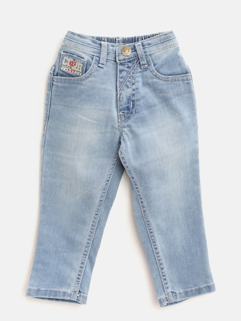 

Gini and Jony Boys Blue Regular Fit Mid-Rise Clean Look Stretchable Jeans