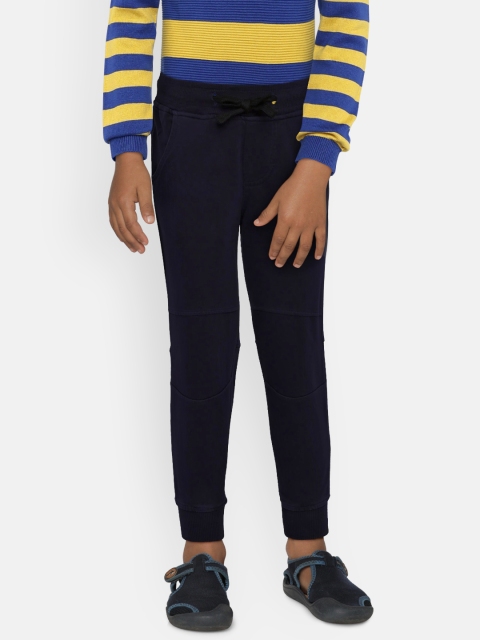 

Palm Tree Boys Navy Blue Solid Joggers