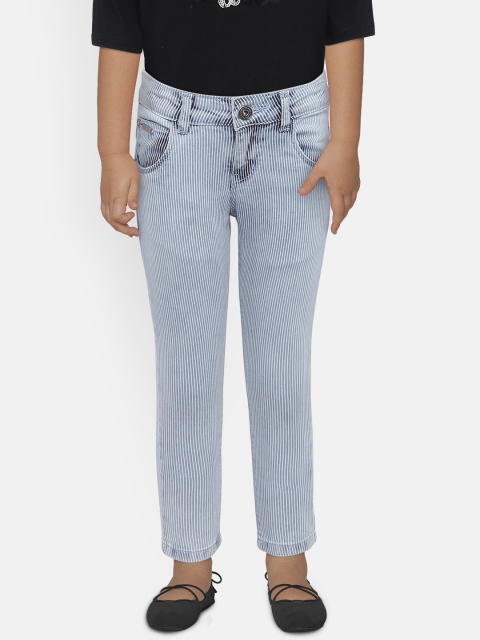 

Palm Tree Girls Blue Regular Fit Mid-Rise Clean Look Stretchable Jeans