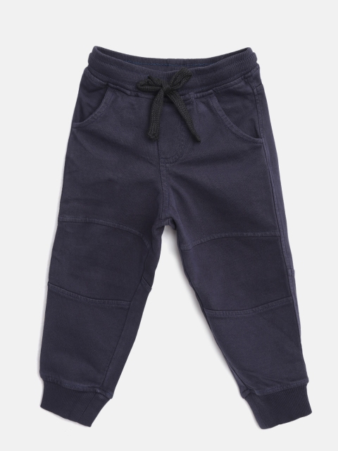 

Palm Tree Boys Navy Blue Solid Joggers