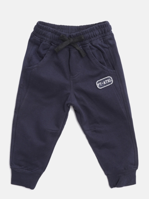 

Palm Tree Boys Navy Blue Solid Joggers