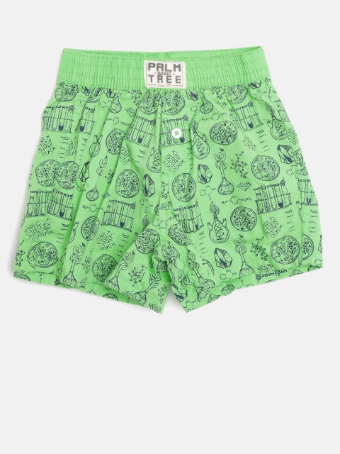 

Palm Tree Boy Green Printed Boxers 131246521012 C702