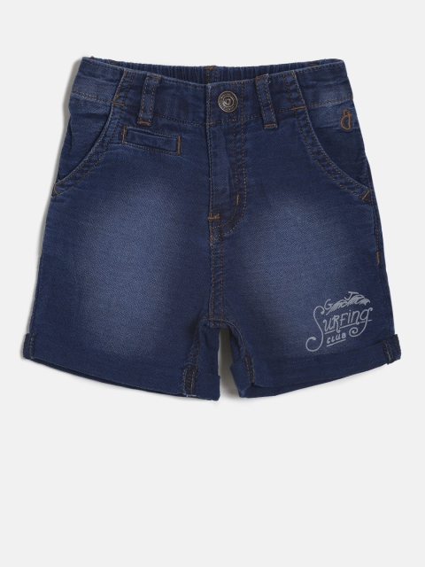 

Gini and Jony Boys Blue Washed Regular Fit Denim Shorts