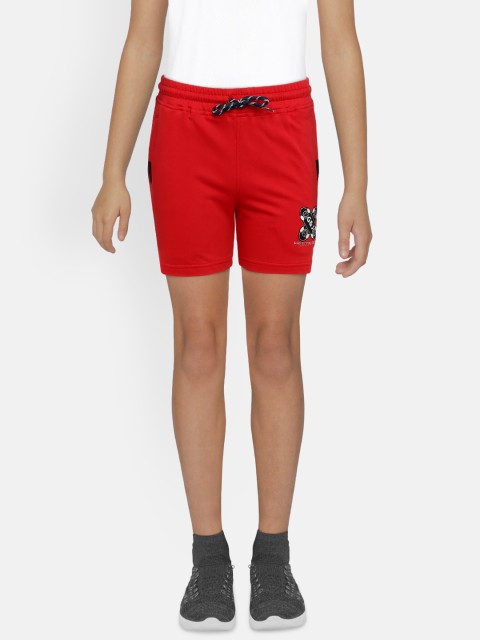 

Gini and Jony Boys Red Solid Regular Shorts