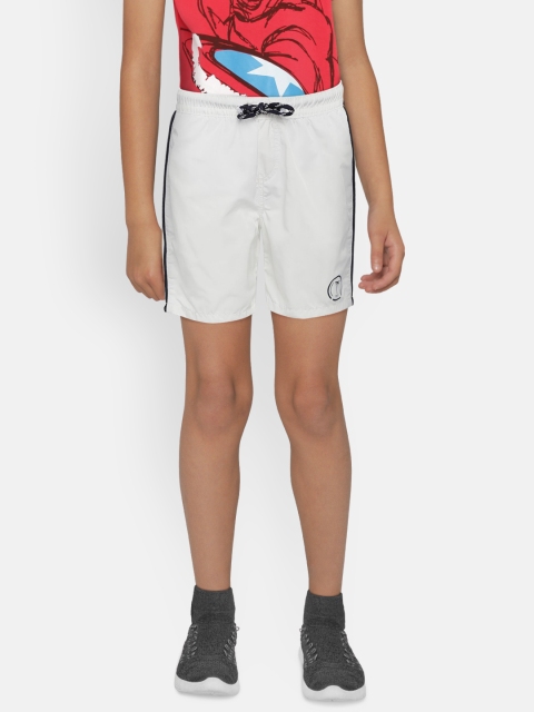 

Palm Tree Boys White Solid Regular Fit Regular Shorts