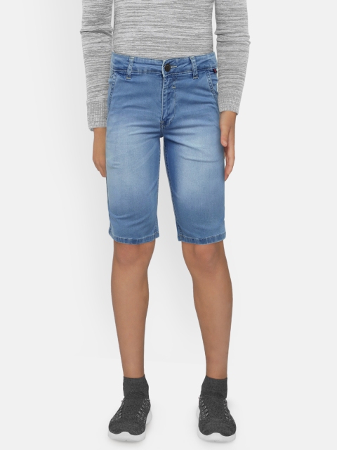 

Palm Tree Boys Blue Washed Denim Shorts