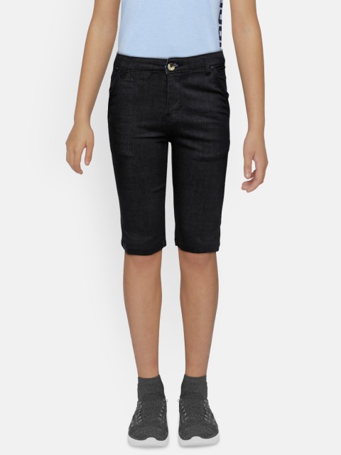 

Palm Tree Boys Black Solid Regular Fit Shorts