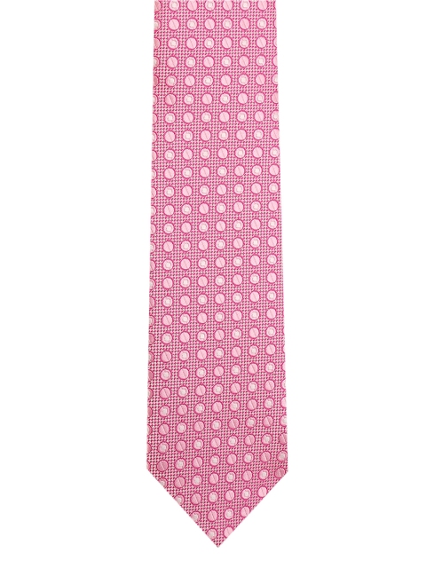 

Peter England Pink Woven Design Broad Tie