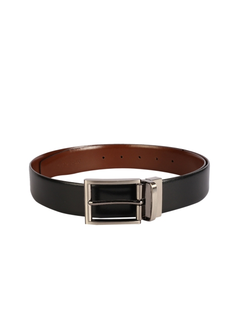 

Peter England Men Brown Leather Solid Reversible Belt