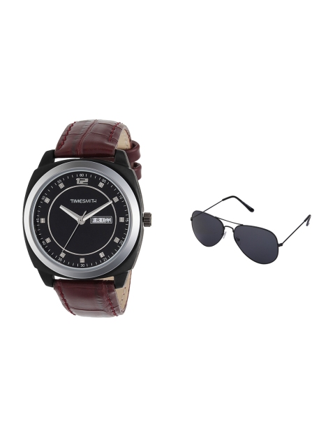

TIMESMITH Men Blue Analogue Watch with Free Sunglasses TSC-001-WMG-002