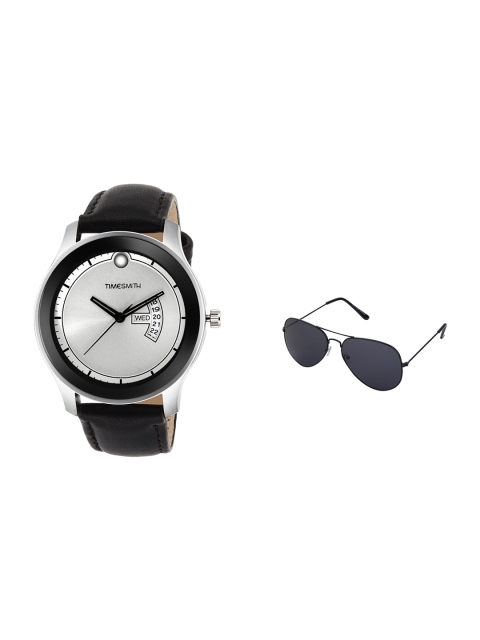 

TIMESMITH Men White Analogue Watch with Sunglasses TSC-019-WMG-002