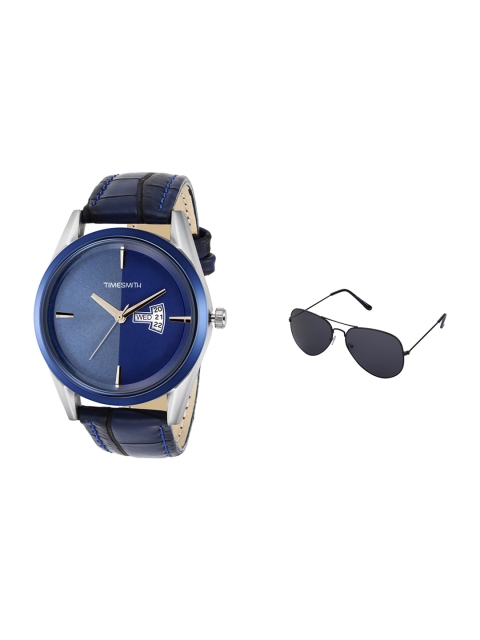 

TIMESMITH Men Blue Analogue Watch with Sunglasses TSC-018-WMG-002