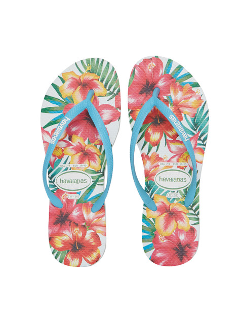 

Havaianas Women Sl Hibisco Blue Solid Thong Flip-Flops