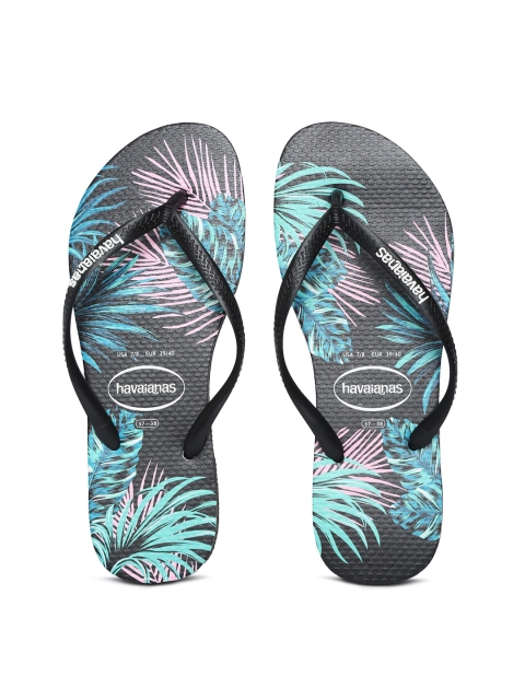 

Havaianas Women Trop. Flower Black Printed Thong Flip-Flops