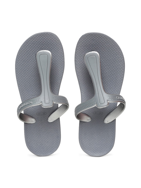 

Havaianas Women Casual Grey Solid T-Strap Flats