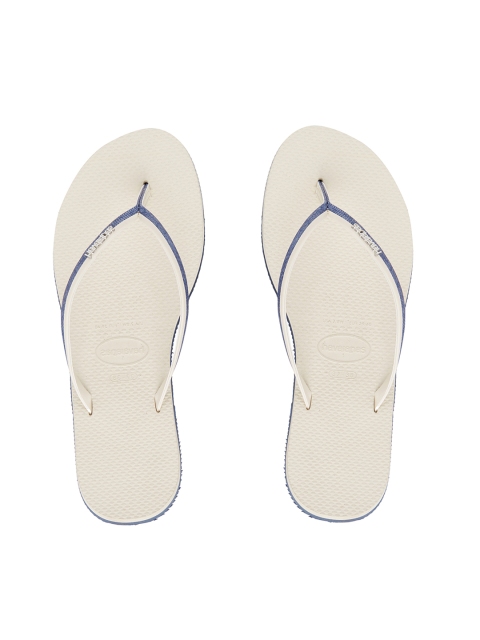 

Havaianas Women You Jeans Beige Solid Thong Flip-Flops, Blue