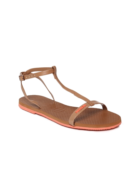 

Havaianas Women You Belize Brown Solid Open Toe Flats