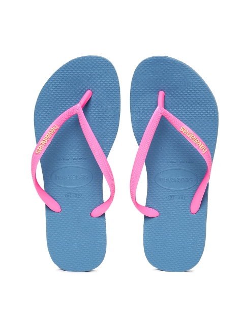 

Havaianas Women Slim LOGO Pop-up Pink Solid Thong Flip-Flops