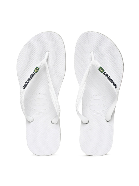 

Havaianas Women Sl Brasil White Solid Thong Flip-Flops