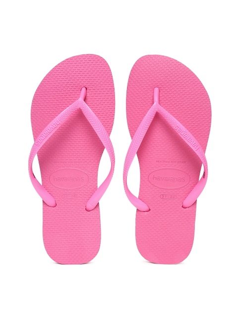 

Havaianas Women Slim Pink Solid Thong Flip-Flops