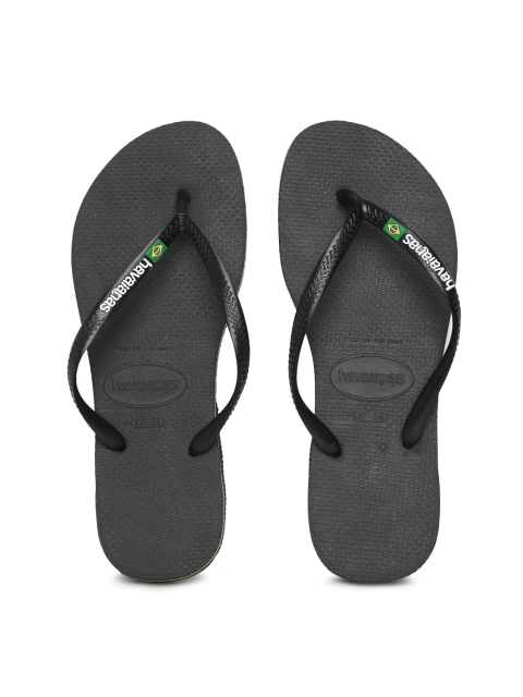 

Havaianas Women Sl Brasil Black Thong Flip-Flops