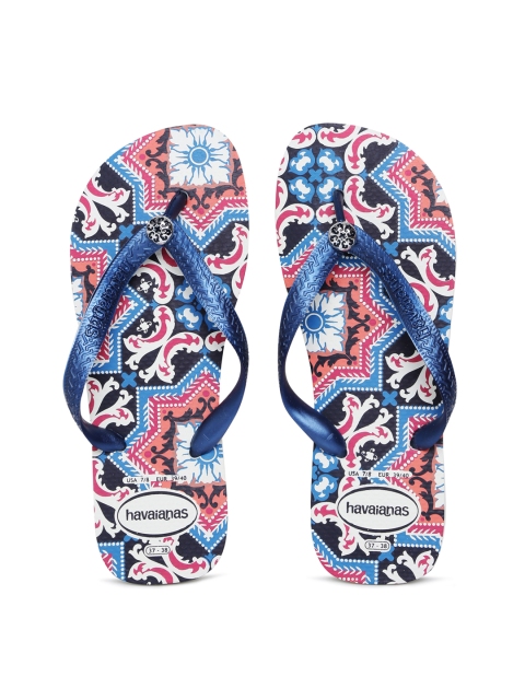 

Havaianas Women Top Gracia Blue Solid Thong Flip-Flops