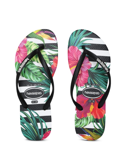 

Havaianas Women Trop. Flower Black Printed Thong Flip-Flops