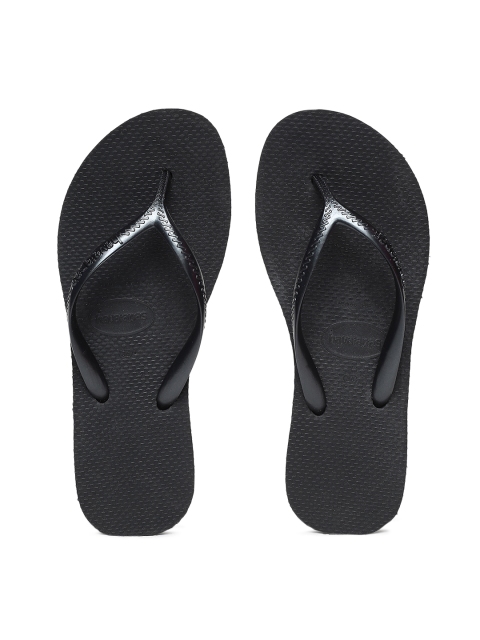 

Havaianas Women Highlight Black Heel Solid Flip-Flops