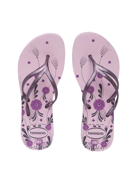 

Havaianas Women Nova T. Retro Purple Solid Thong Flip-Flops