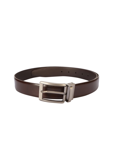 

Allen Solly Men Brown Solid Leather Belt