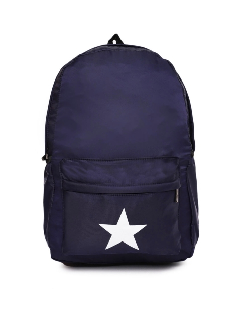 

Ayesha Unisex Navy Blue Solid Backpack