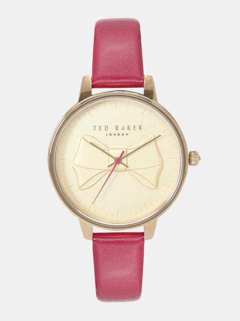 

Ted Baker Women Gold-Toned Textured Analogue Watch TE50533004
