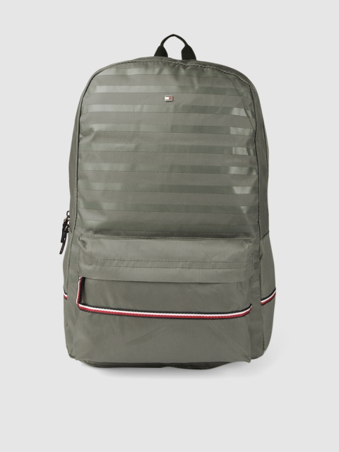 

Tommy Hilfiger Unisex Grey Solid Backpack