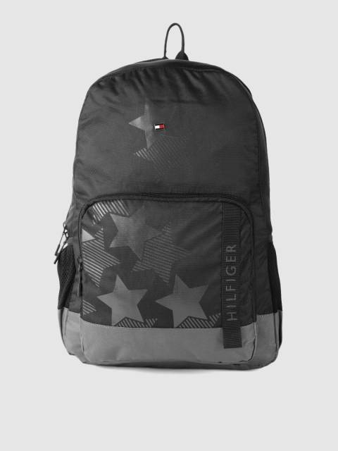 

Tommy Hilfiger Unisex Black Graphic Backpack
