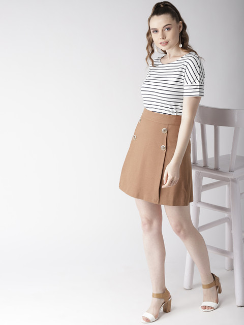 

Marks & Spencer Women Navy Blue & White Striped Top