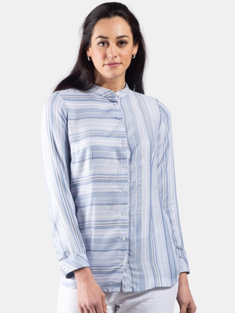 

FableStreet Women Blue Shirt