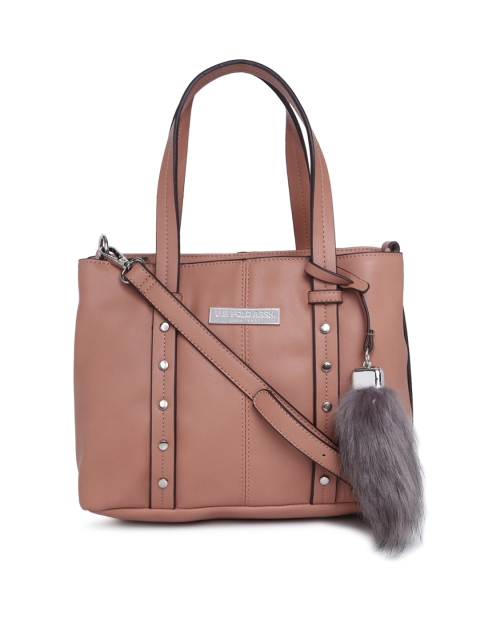 

U.S. Polo Assn. Women Dusty Pink Solid Shoulder Bag