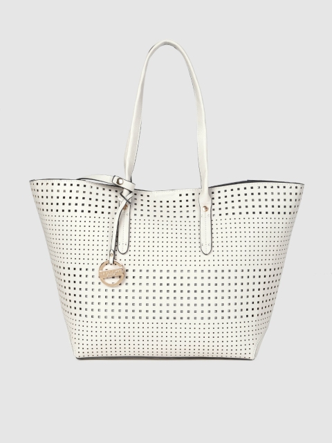 

U.S. Polo Assn. Women Off-White Solid Shoulder Bag