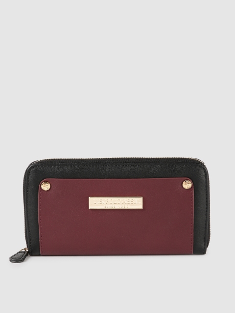 

U.S. Polo Assn. Women Women Black Solid Zip Around Wallet