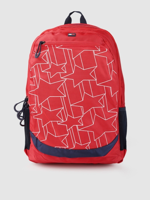 

Tommy Hilfiger Unisex Red Graphic Backpack