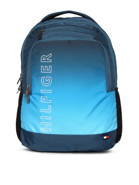 

Tommy Hilfiger Unisex Blue Brand Logo Backpack