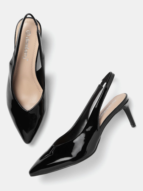 

DressBerry Women Black Solid Pumps