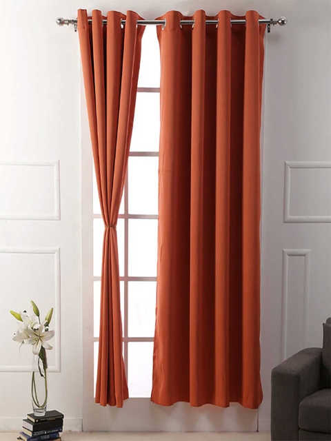 

American-Elm Rust Black Out Curtain Curtains