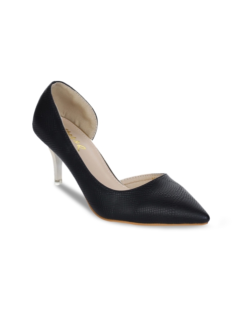 

Aber & Q Women Black Solid Pumps