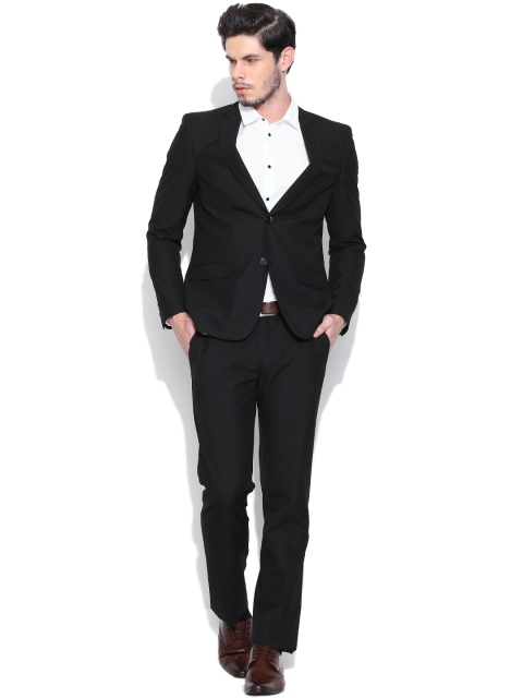 

Arrow Black Single-Breasted Body Tailored Formal Suit