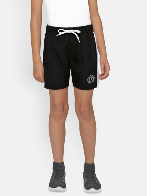 

Palm Tree Boys Black Solid Regular Fit Shorts