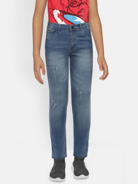

Gini and Jony Boys Blue Slim Fit Mid-Rise Clean Look Jeans