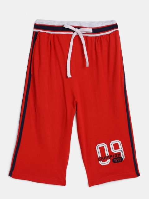 

Palm Tree Boys Red Solid Regular Fit Shorts